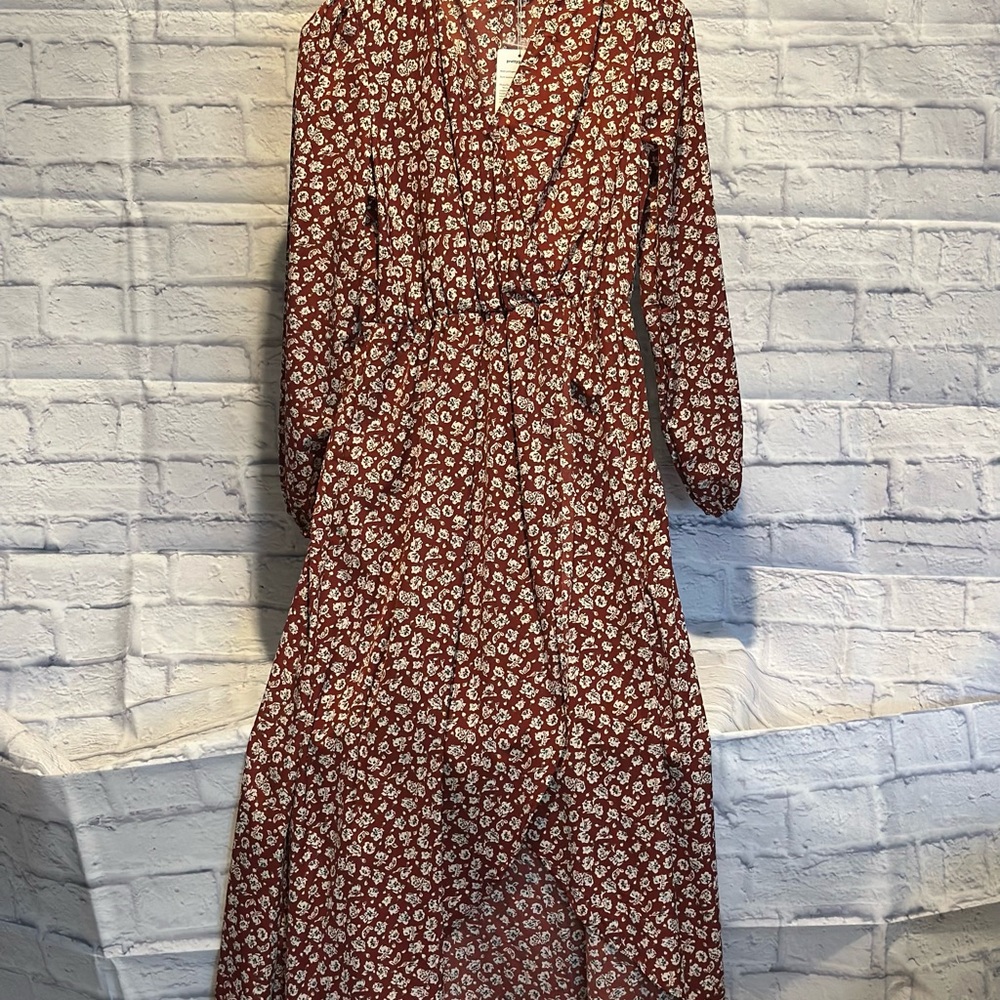 Floral Long Sleeve Dress